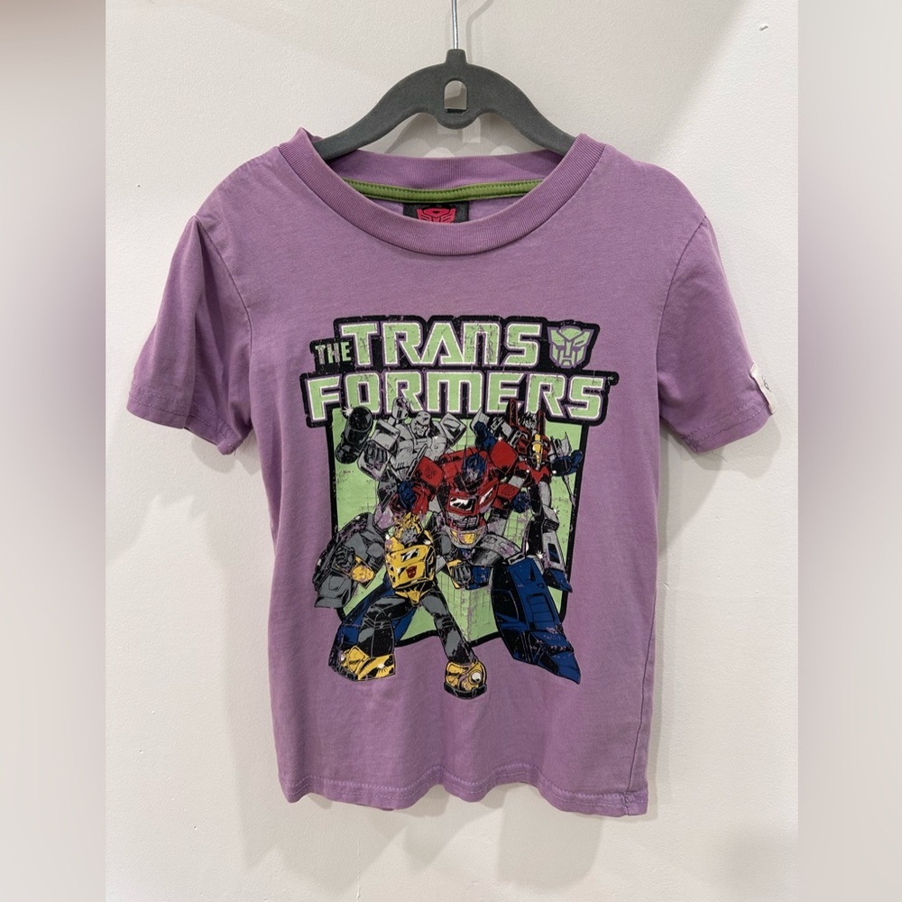 Cotton On Boys Purple Transformers Kids T-Shirt - 3